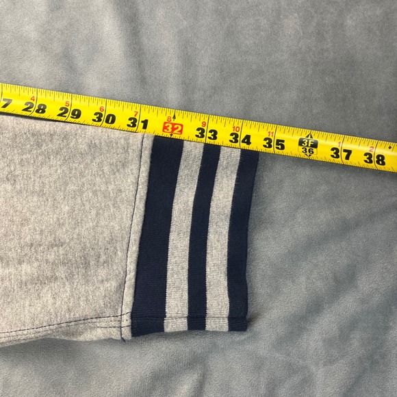 NWT Vtg Polo Ralph Lauren Full-zip Track Jacket Men's 2XL Cotton Blend Navy/Gray - Picture 6 of 7